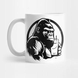 Protein Gym Shake Funny Gorilla Boost Strength Limits Mug